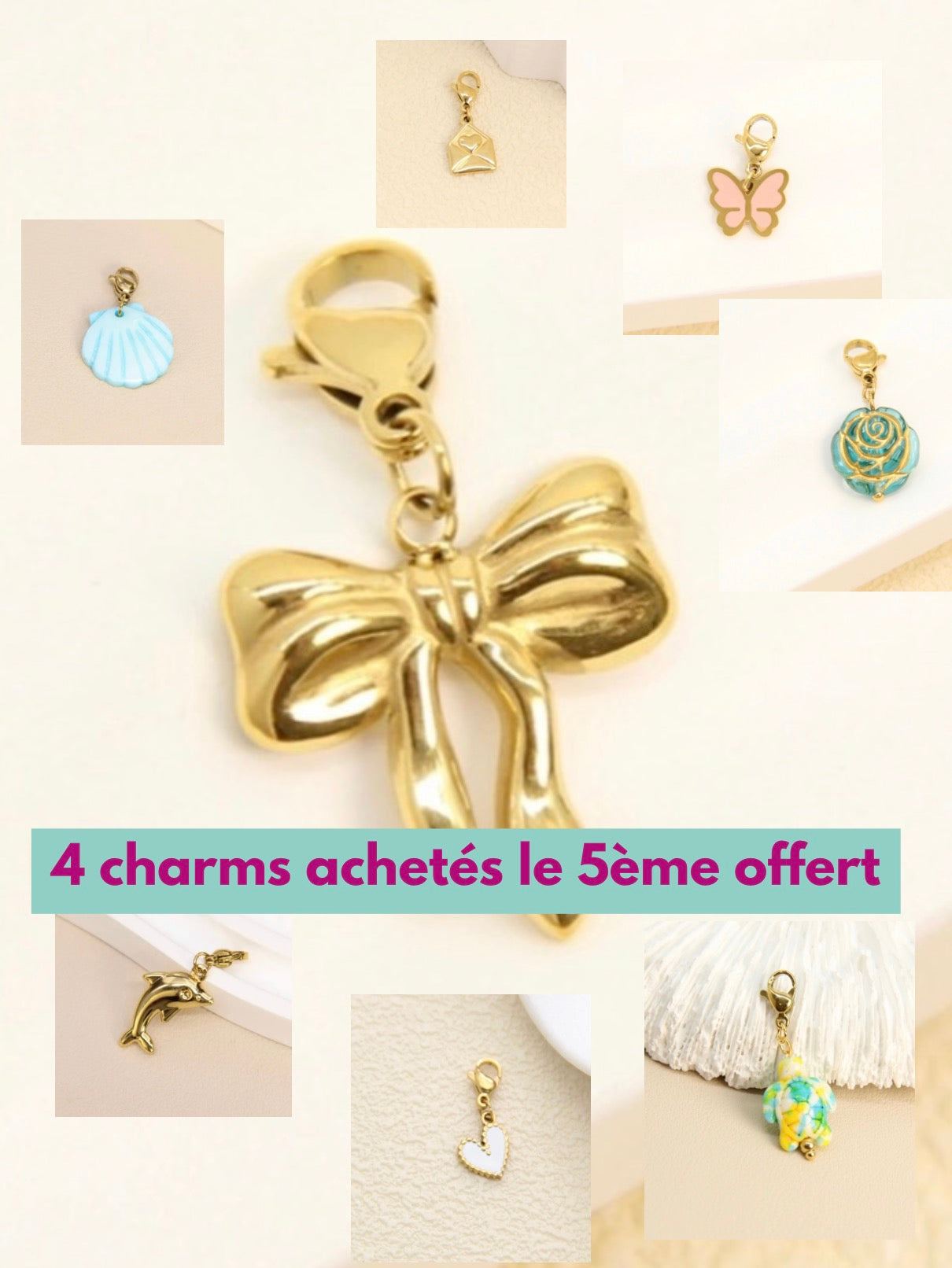 Charms pour collier personnalisable
