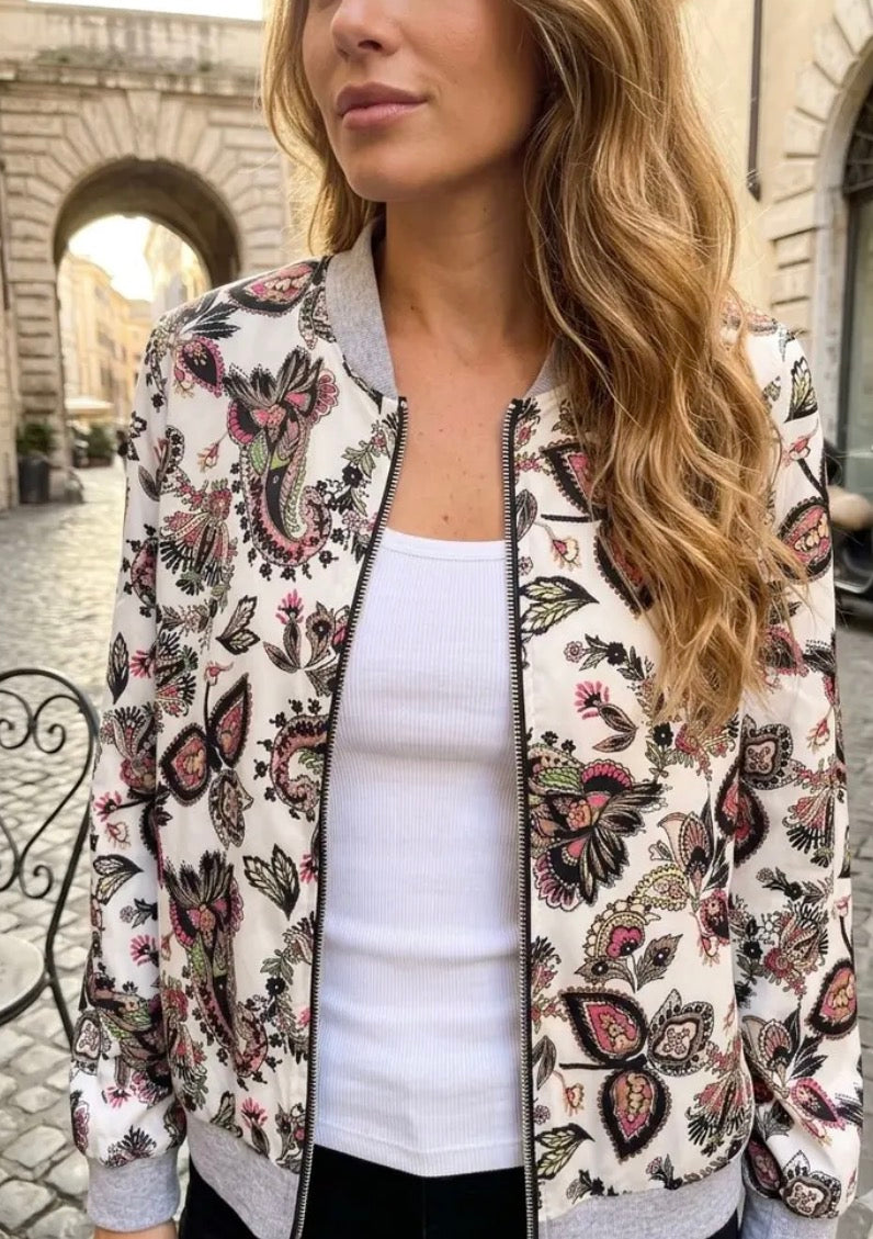 Bomber fleuri
