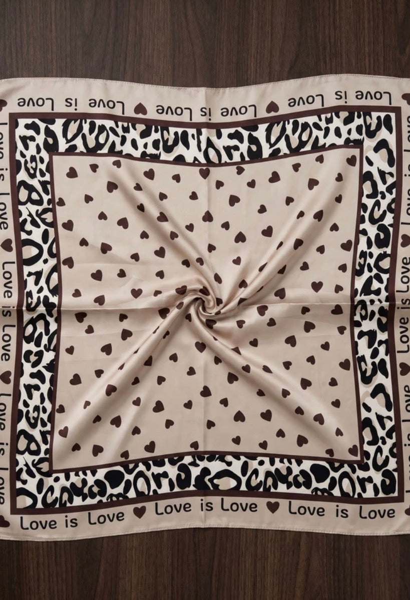 Foulard léopard