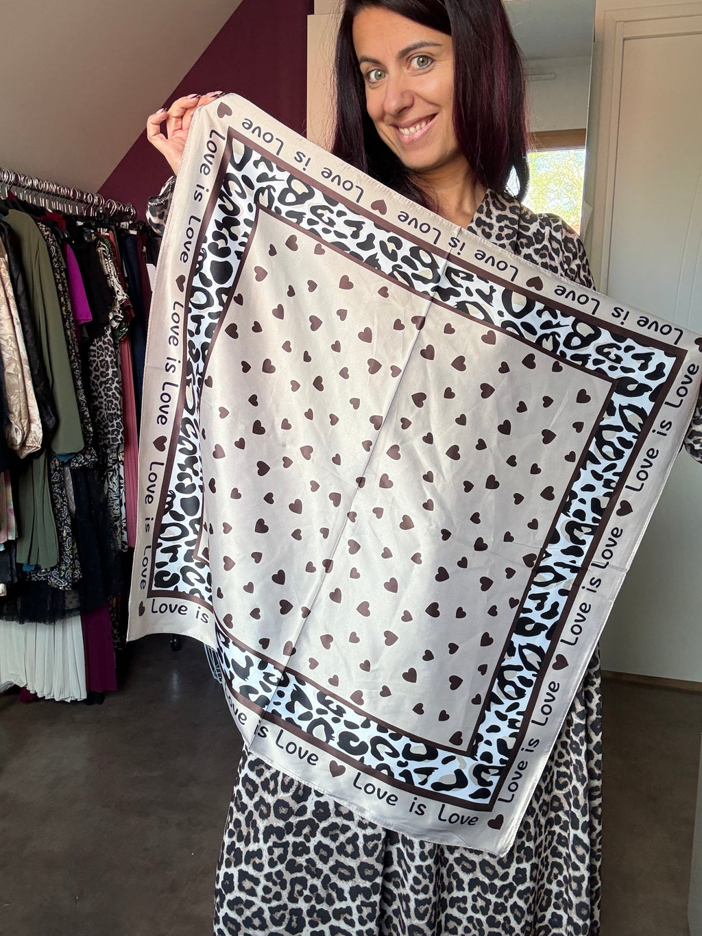 Foulard léopard