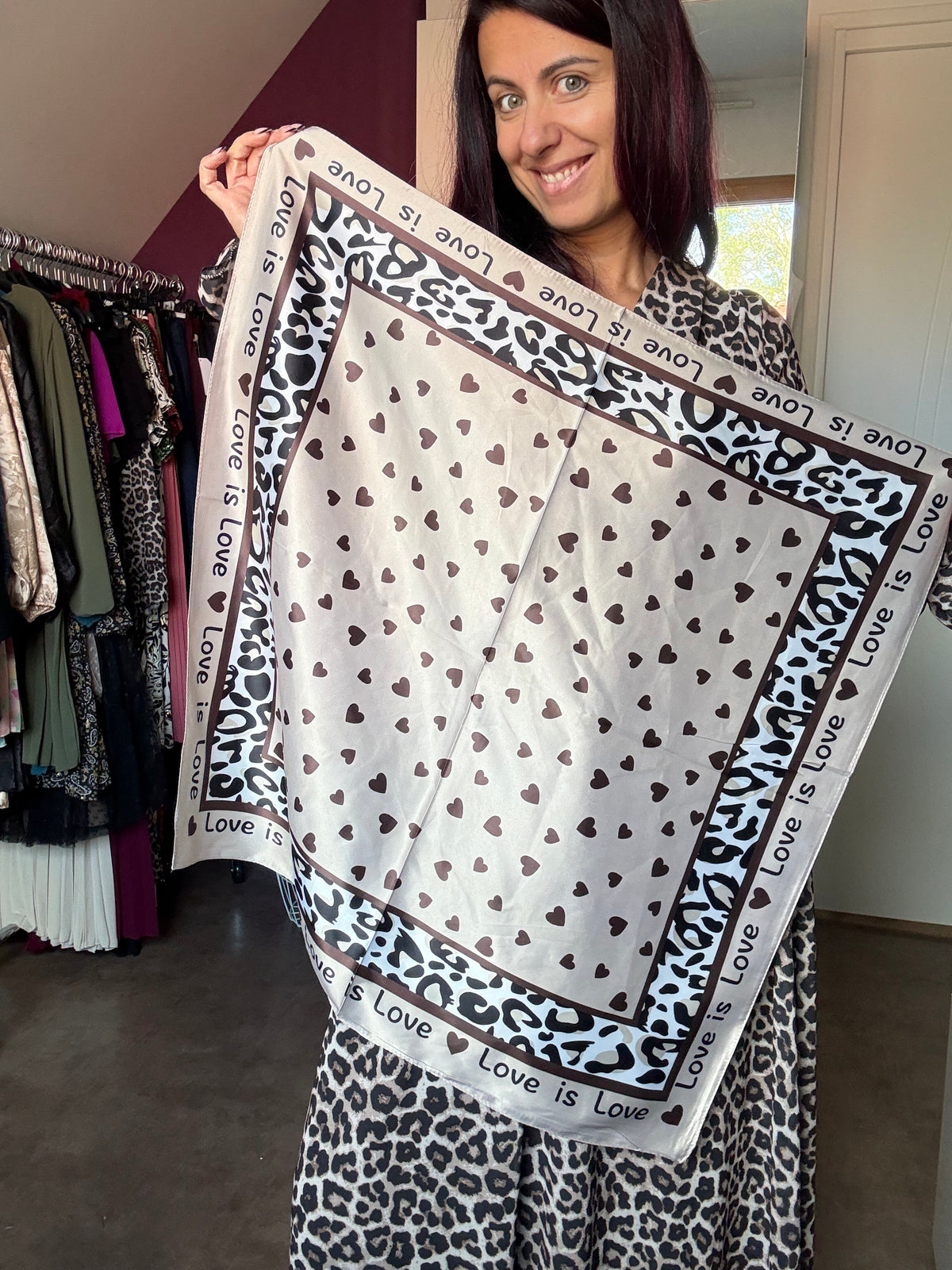 Foulard léopard